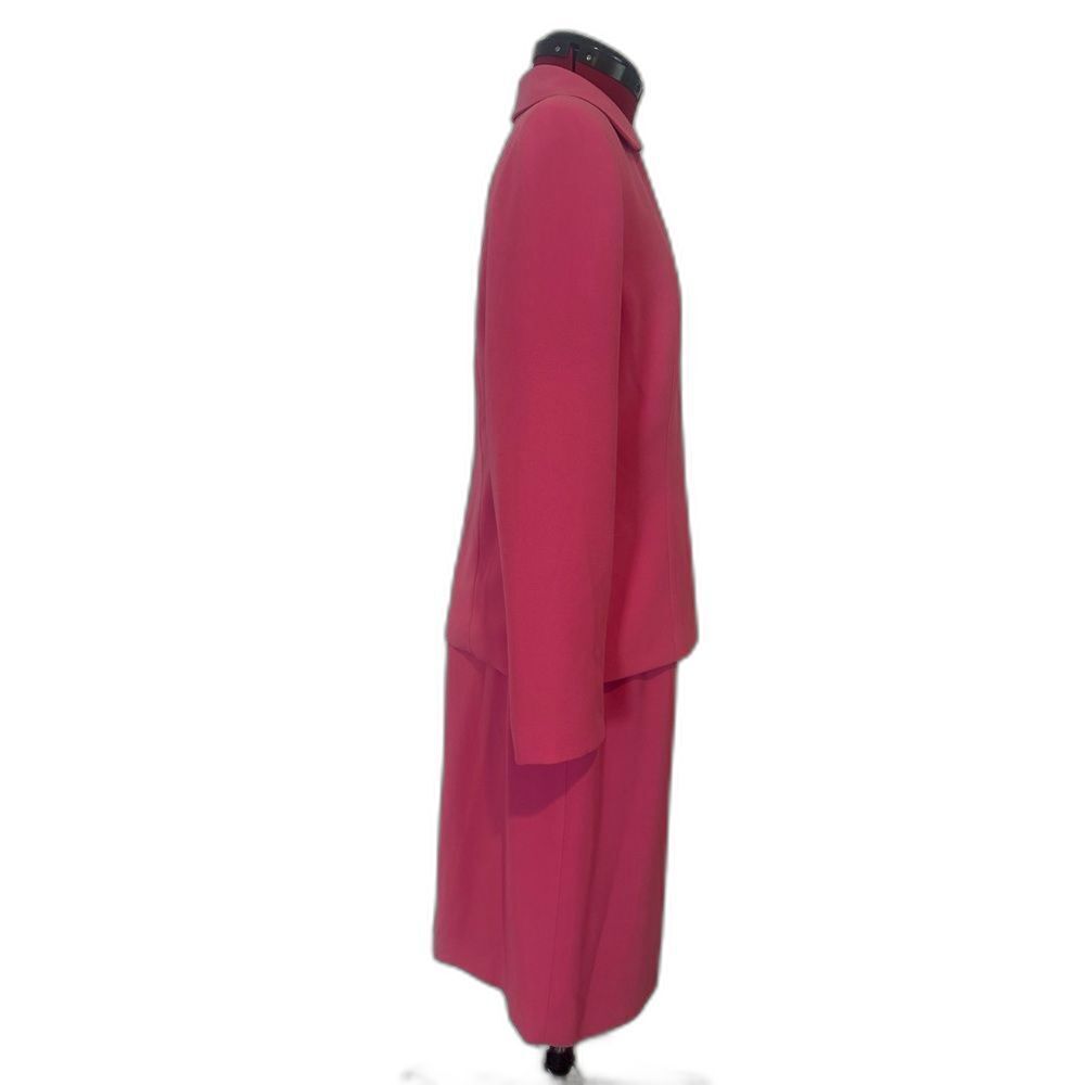NWT Le Suit Skirt Suit Women's Size 8 Pink 2-Piece Set Blazer & Skirt - Picture 11 of 13